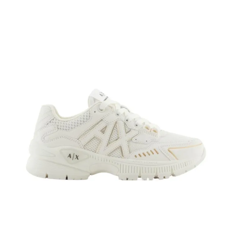 ARMANI EXCHANGEAE Low Top Casual Shoes Women's Ecru-1