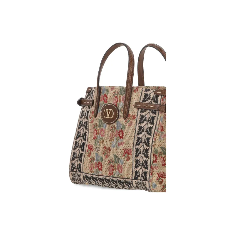 Valentino Antibes VLogo Signature Small Tote Bag-3