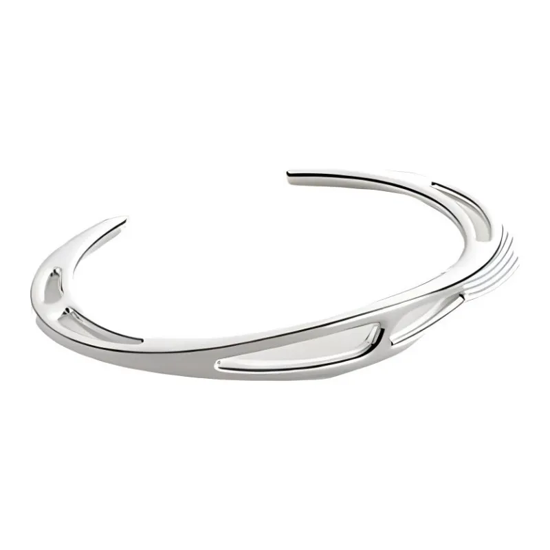 HERMES 925 Sterling Silver Bracelets Women's Silver-0