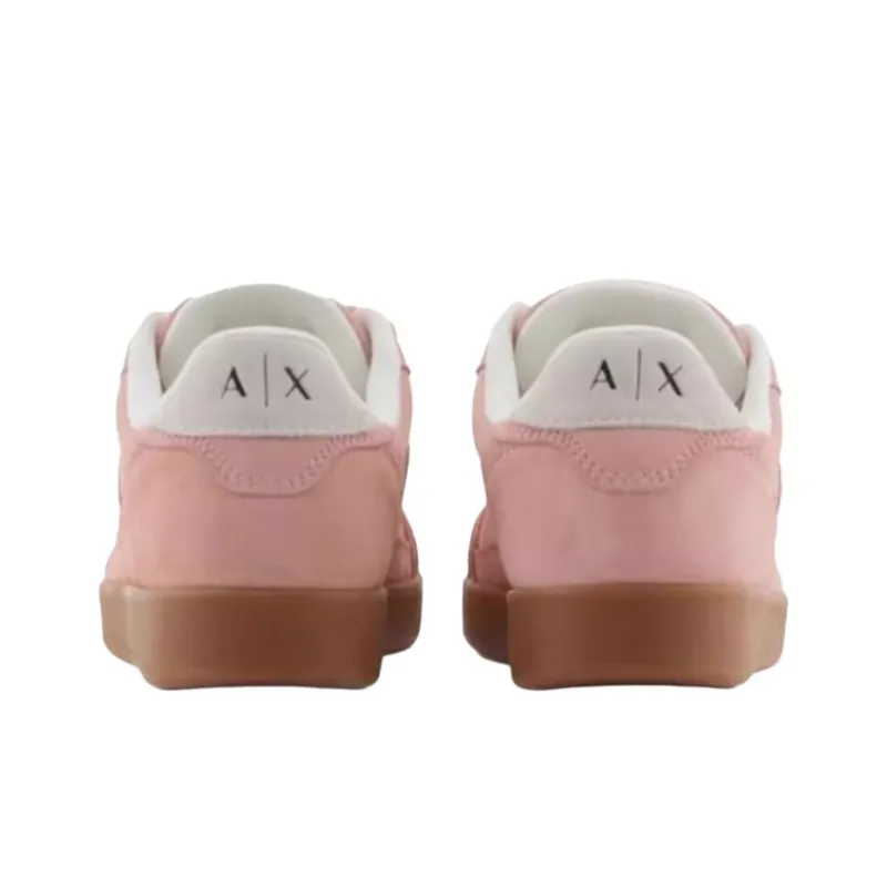 ARMANI EXCHANGEAE Low Top Skateboard Shoes Women's Pink-3