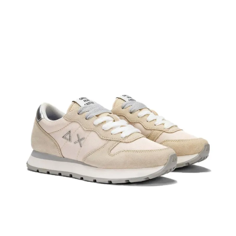 SUN68 Ally Low Top Casual Shoes Women's Gold And Silver-1
