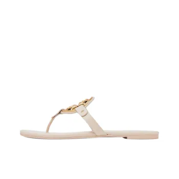 TORY BURCH Miller Flip Flops Women's Ecru