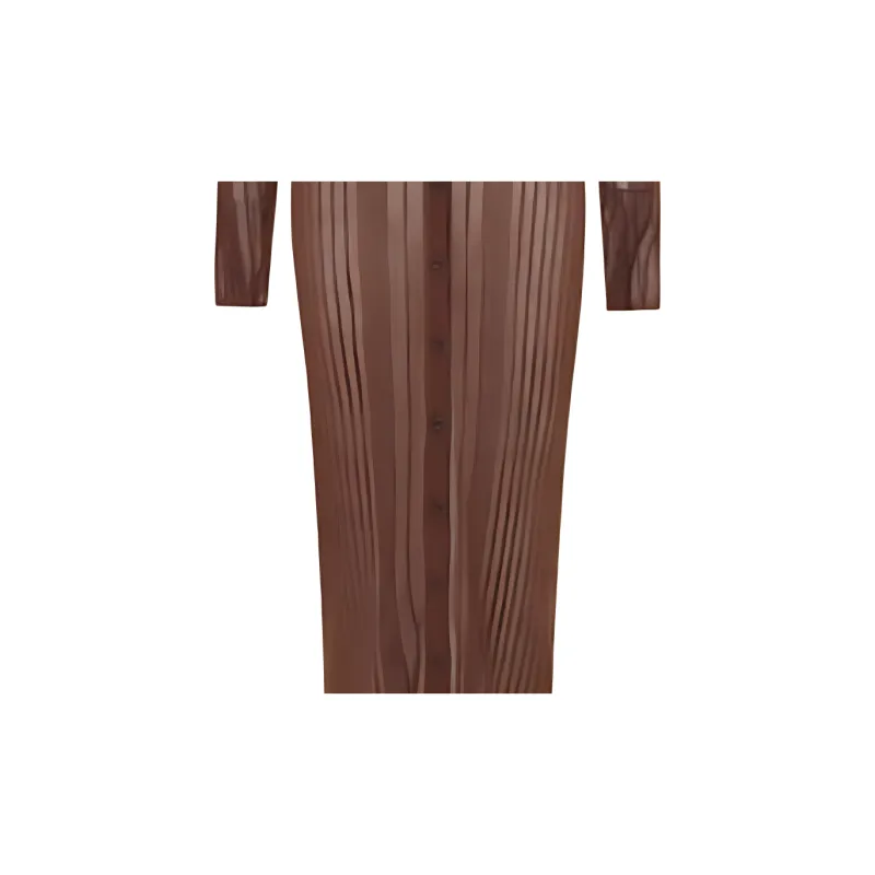 PINKO SS24 Long Sleeved Dress Women's Brown-3