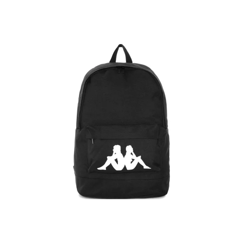 Kappa Polyester Backpack Medium Size Unisex Black-0
