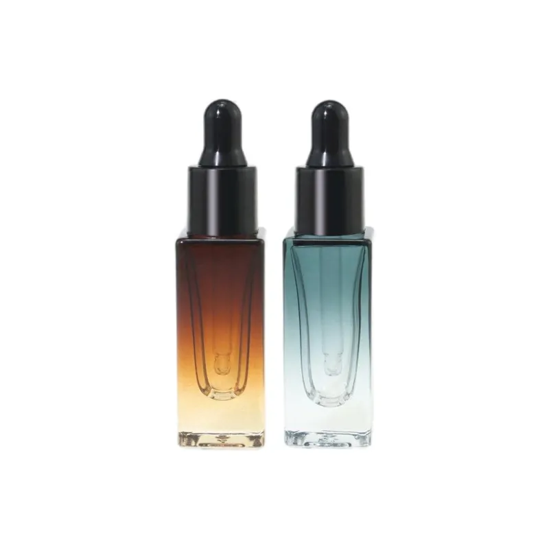 JINGLINGLONG 10ml Glass Dropper Bottle Essential Oil Mixing Bottle Mini Sample Empty Bottle Travel Portable Set-6