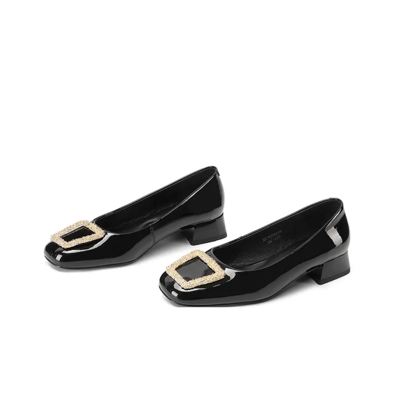 XICUNMINGWU Block Heel High Heels Women's-2