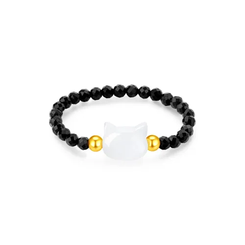 Lao Feng Xiang S925 Silver Rings Women's