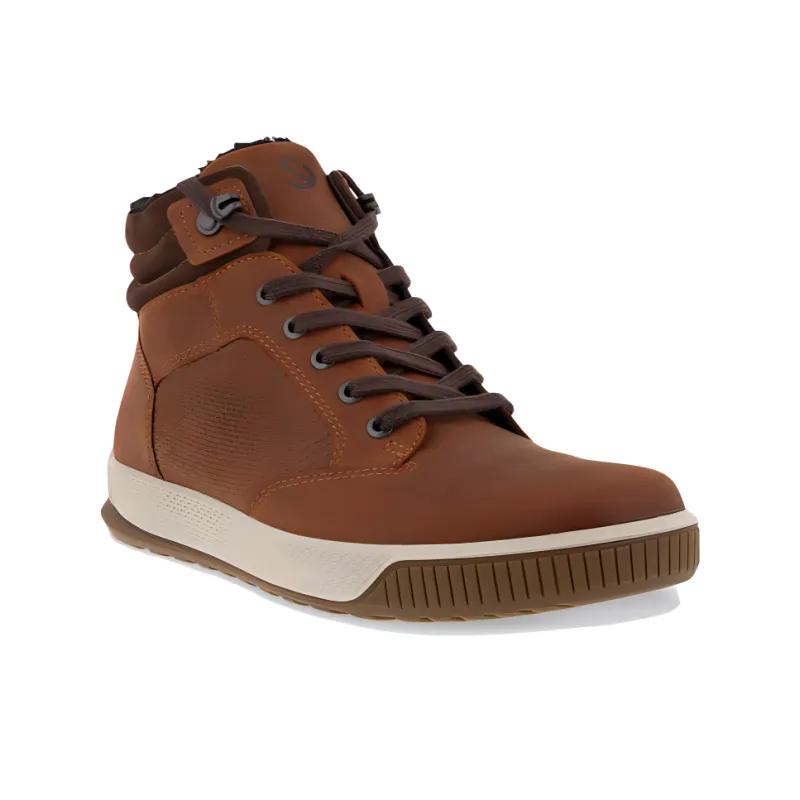 Ecco Bypath Tred Ankle Boots Men's Brown-3