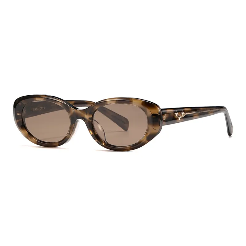 Prsr Plate Frame Oval Sunglasses Unisex-9