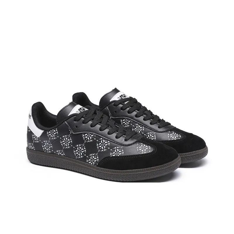 IFXRN x VOIT Anti-Slip And Wear-Resistant Lightweight Low-Top Skateboard Shoes Unisex Black White-1