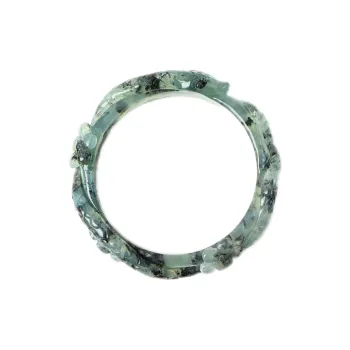 South Asia Serpentine Jade Bangles Women's