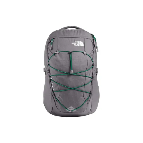 THE NORTH FACE BOREALIS Nylon Backpack Unisex Zinc Gray & Evergreen