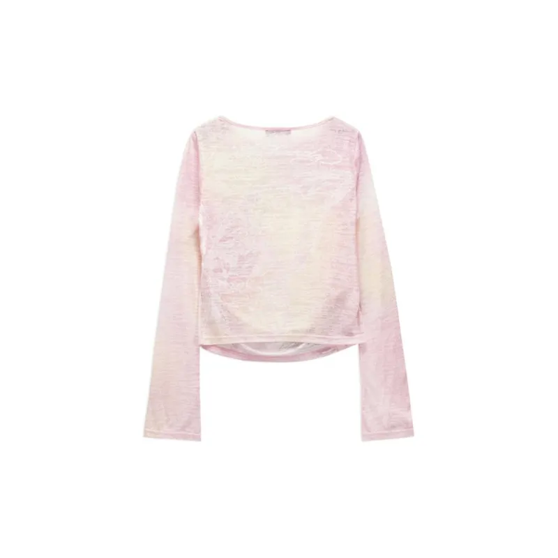 Ed Hardy T Shirts Women's Pink-1