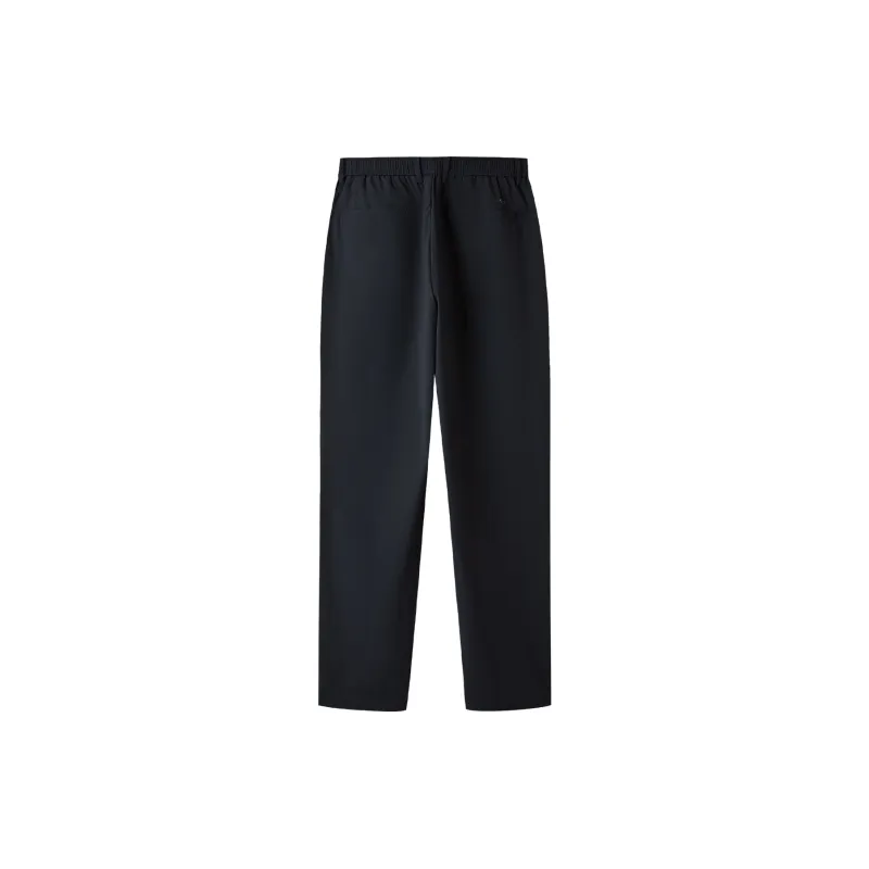 HLA Casual Pants Men Navy Blue Plaid 86-1