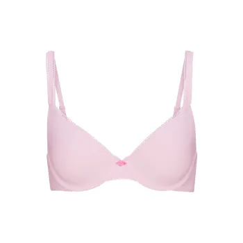SKIMS Valentine's Day Collection SS25 FITSEVERYBODY PICOT T-SHIRT BRA Bra Women's Cherry Blossom Tonal