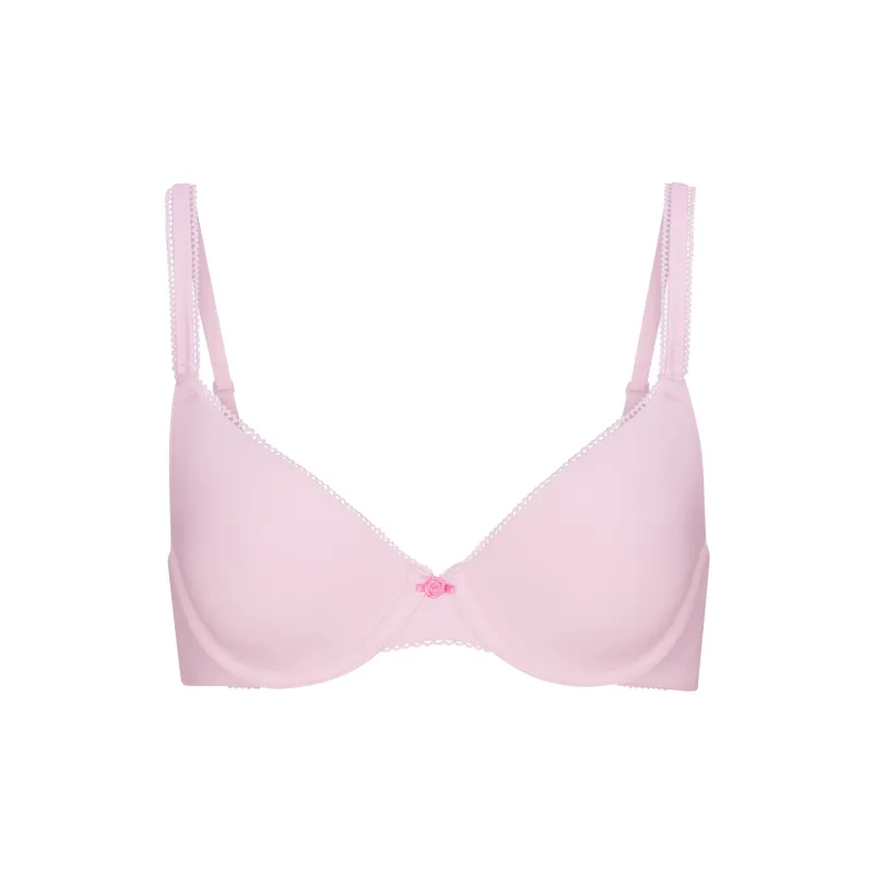 SKIMS Valentine's Day Collection SS25 FITSEVERYBODY PICOT T-SHIRT BRA Bra Women's Cherry Blossom Tonal-0
