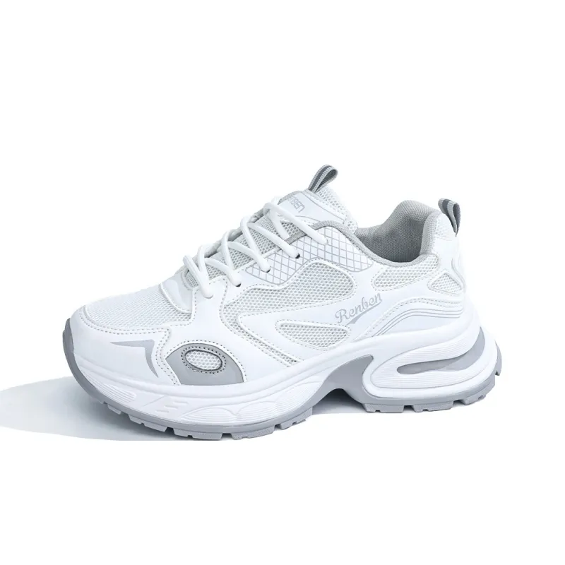 RENBEN Cushioned Slip-Resistant Abrasion-Resistant Low-Top Chunky Sneakers Women's 2025 Spring And Summer-6