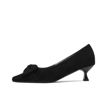 XICUNMINGWU High Heels Women's Black/Burgundy