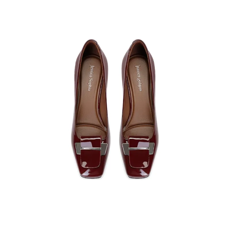 JESSICA SOPHIA Chunky Heel High Heels 5cm Women's-6