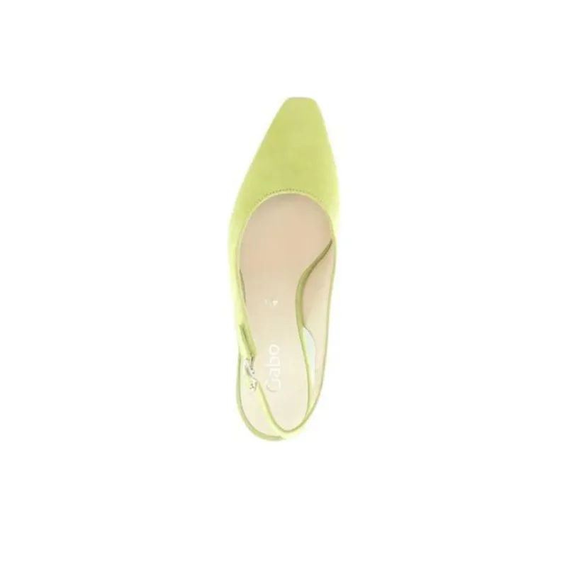 Gabor Fashion Chunky Heel High Heels 6cm Women's Light Green-3
