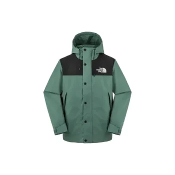 THE NORTH FACE City Outdoor Collection REIGN On Water Resistant Windbreaker Jacket Men's Duck Green