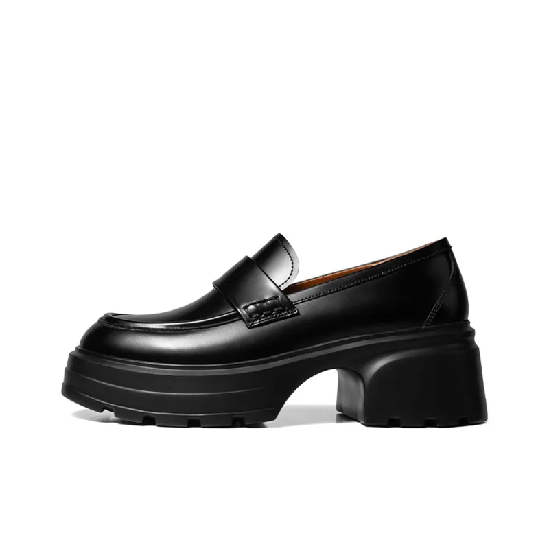 THOM WILLS Chunky Heel High Heels Women's Black-0