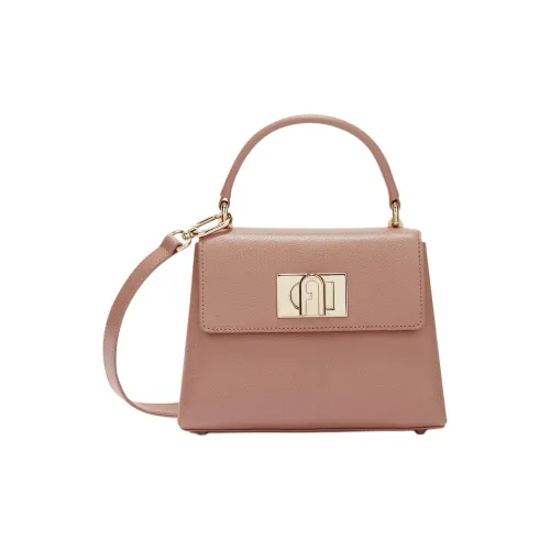 Furla Leather Shoulder Bag, Crossbody Bag, Handbag Women's Nude