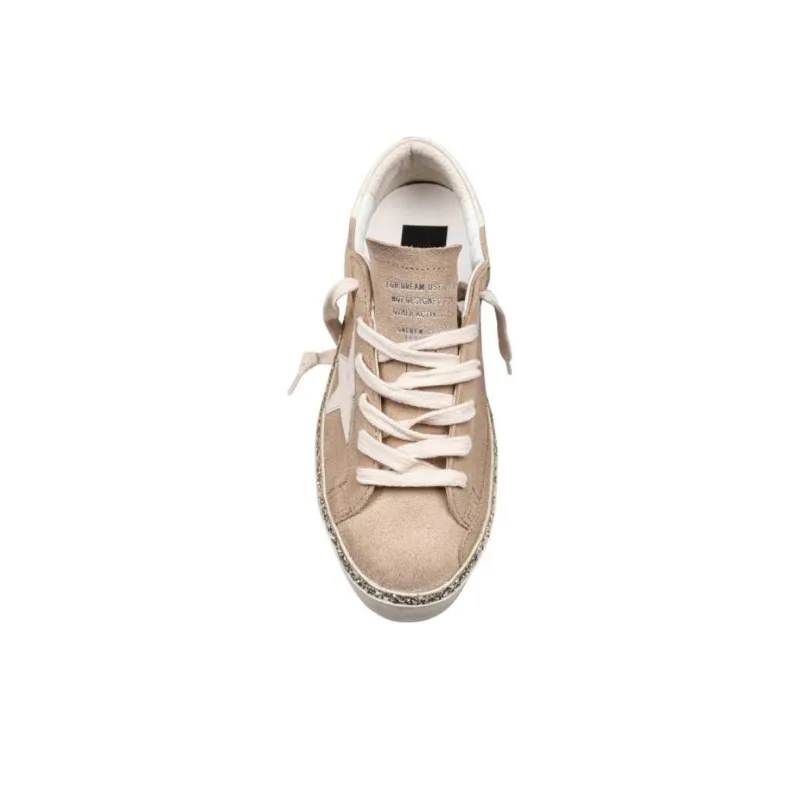 Golden Goose Hi Star Beige Women's-3