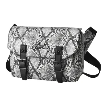 GLORY&CO PVC Crossbody Bag Unisex Gray White