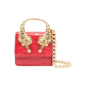 Roberto Cavalli Leather One Shoulder Handbags Mini Women's Red