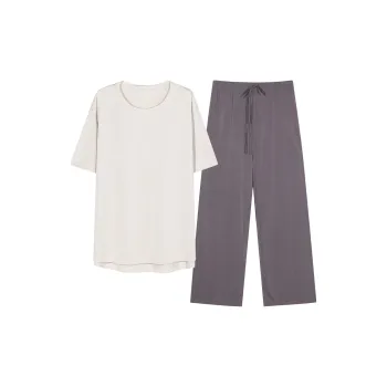 MADALLO Pajama Set Women's Light Gray