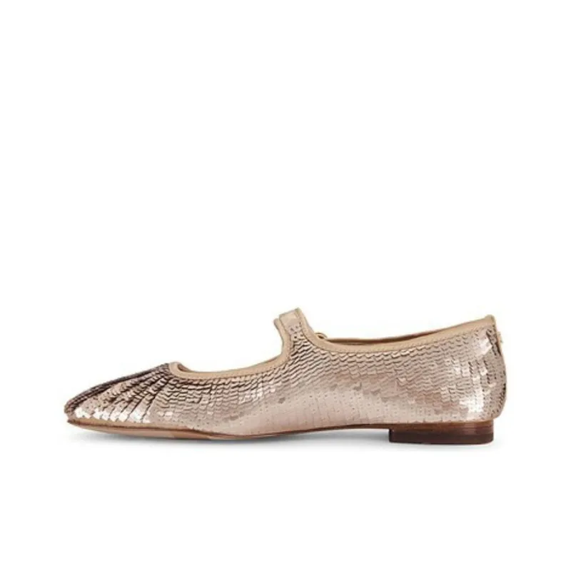 SAM EDELMAN MICHAELA Casual Single Shoes Women's Champagne Gold-1
