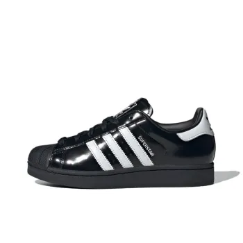Adidas Originals Superstar Ii Black White Patent Women's