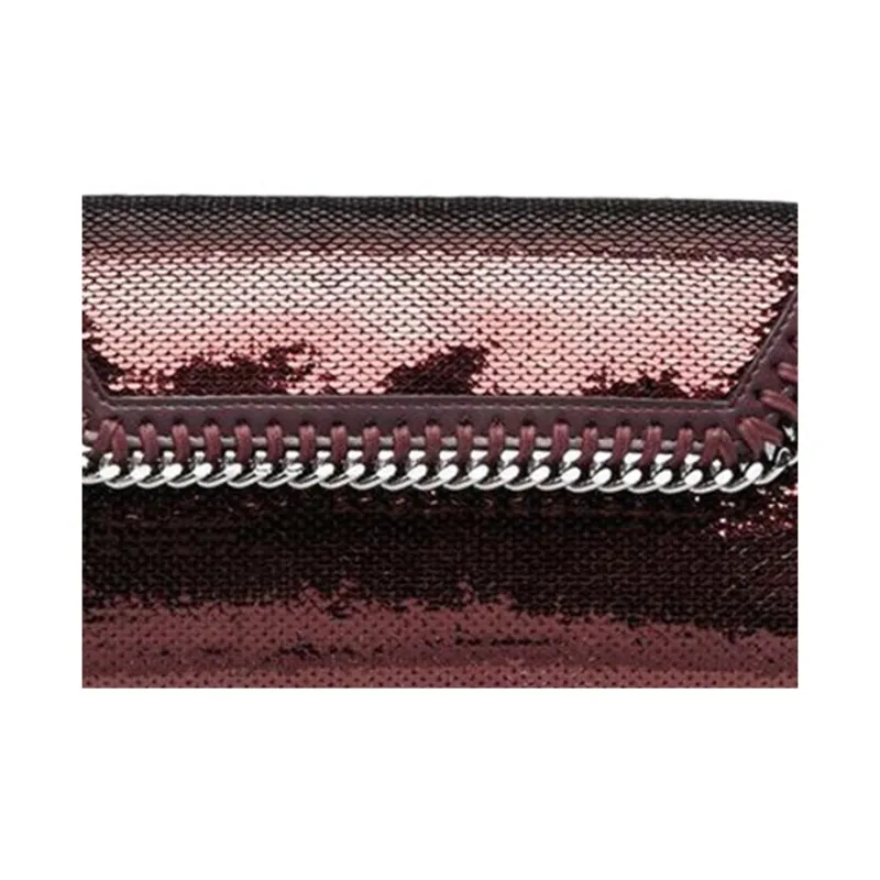 Stella McCartney Falabella Polyester Clutch Women's Grape-Colored-3