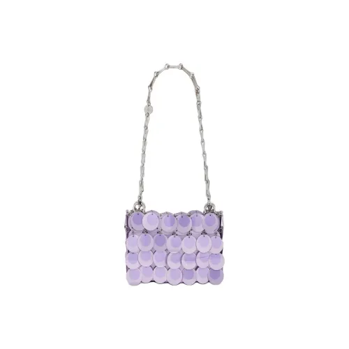 Paco Rabanne Polyester Shoulder Bag Women's Silver & Light Purple