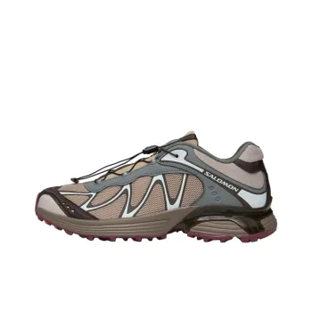 SALOMON XT WHISPER Anti Slip Wear Resistant Low Top Casual Running Shoes Unisex Light Brown