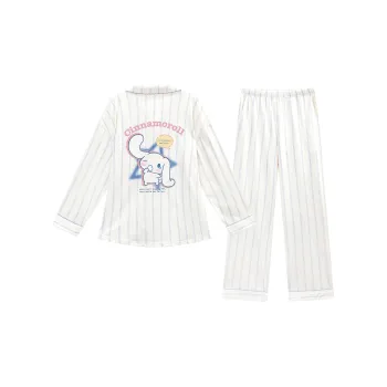 GUKOO x Sanrio Yugui Dog Pajama Set Women's Snow Blue