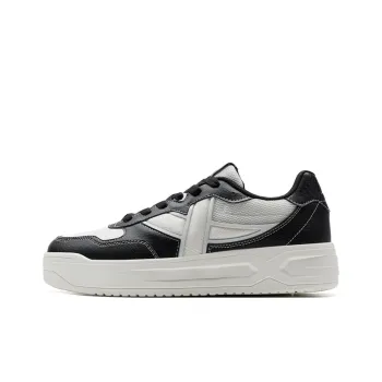 XTEP Air Force One Slip-Resistant Lightweight Coverage Low-Top Skateboard Shoes Men's White Black