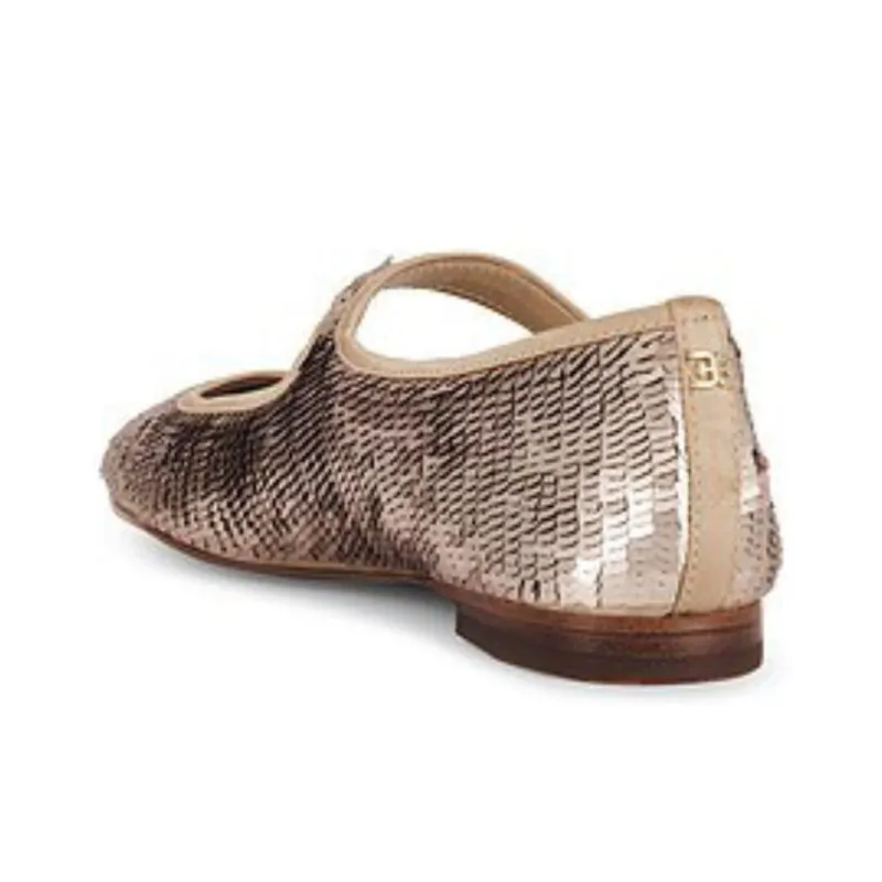 SAM EDELMAN MICHAELA Casual Single Shoes Women's Champagne Gold-4
