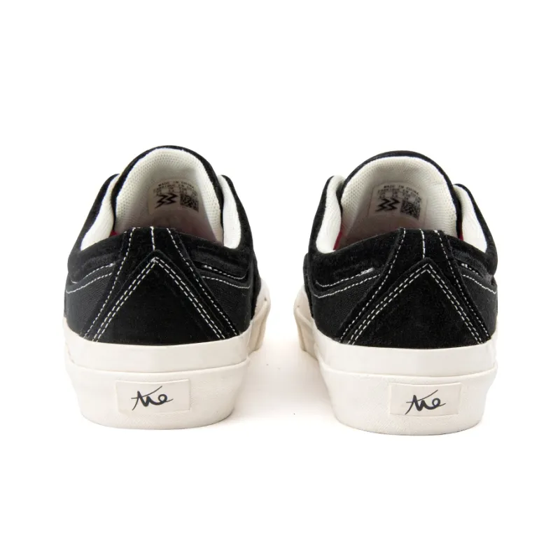 WANSWER Coverage Anti-Slip And Wear-Resistant Low-Top Skateboard Shoes Unisex Black Pink White-4