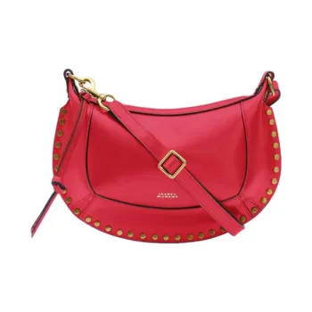 ISABEL MARANT Calfskin Crescent Bag Shoulder Bag Women's Red