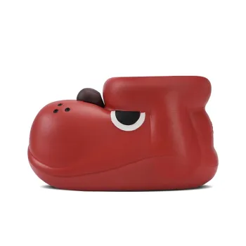 CHIKOKU Puppy Azee Is Cute. Ankle Boots Women's Red
