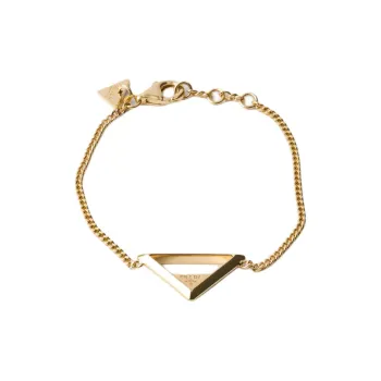 PRADA Metal Bracelets Unisex Gold