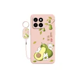 Girly Pink-Flowing Pink Bunny+Pendant Lanyard