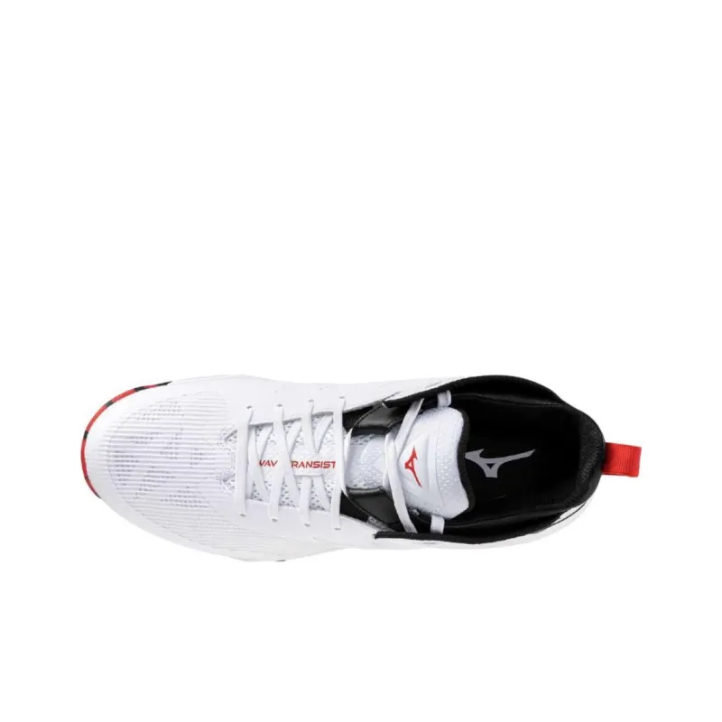 Mizuno Anti Slip Wear Resistant Low Top Basketball Shoes Unisex White-2
