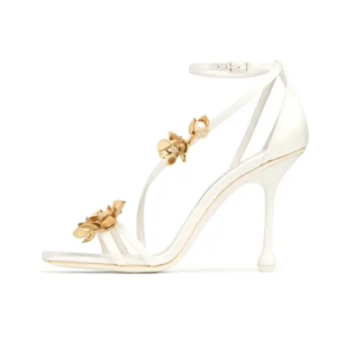 Jimmy Choo ZEA One Strap Sandals 9.5cm Women's White