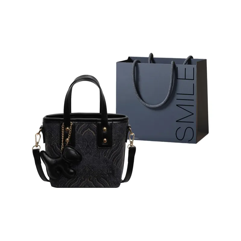 SWIMADE PU One Shoulder Handbags Women's Ecru/Black/Coffee/Brown-2