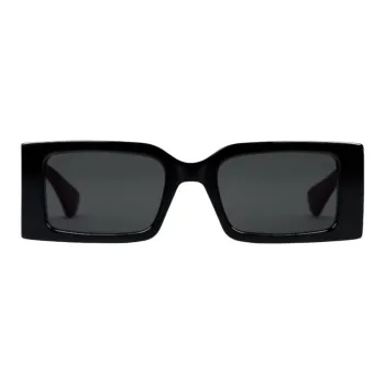 GUCCI Acetate Injection Molding Rectangular Sunglasses Women's Black