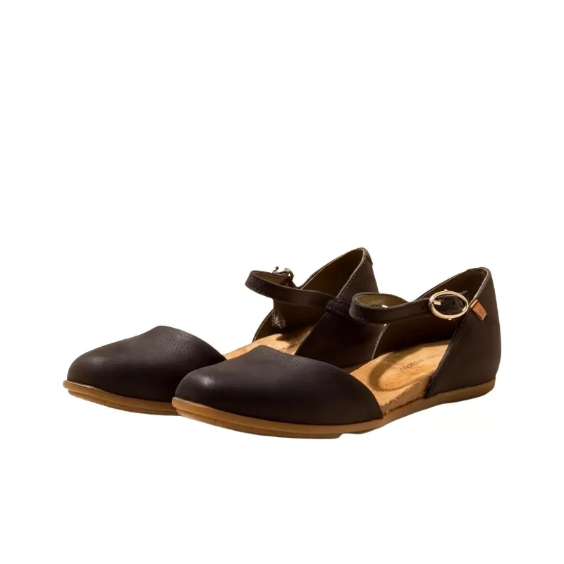 El Naturalista Casual Single Shoes Women's Black-2