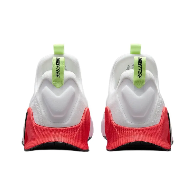 Nike Free Metcon 6 White Barely Volt Bright Crimson Pink Foam Women's-4